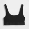 Organic Stretch Cotton Gap Logo Bralette