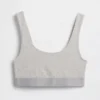 Organic Stretch Cotton Gap Logo Bralette