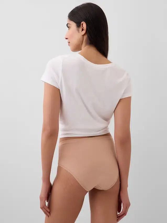 Organic Stretch Cotton High Rise Bikini