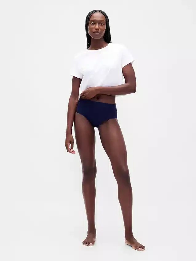 Organic Stretch Cotton High Rise Bikini