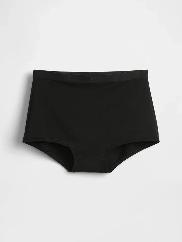 Organic Stretch Cotton High Rise Shorty
