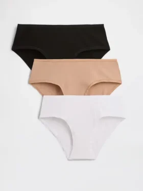 Organic Stretch Cotton Hipster (3-Pack)