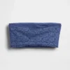 Organic Stretch Cotton Lace-Trim Bandeau Bralette