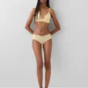 Organic Stretch Cotton Lace-Trim Hipster