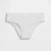 Organic Stretch Cotton Lace-Trim Hipster