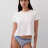 Organic Stretch Cotton Logo Bikini