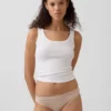 Organic Stretch Cotton Logo Bikini