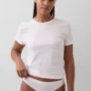 Organic Stretch Cotton Logo Bikini