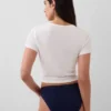 Organic Stretch Cotton Logo Bikini