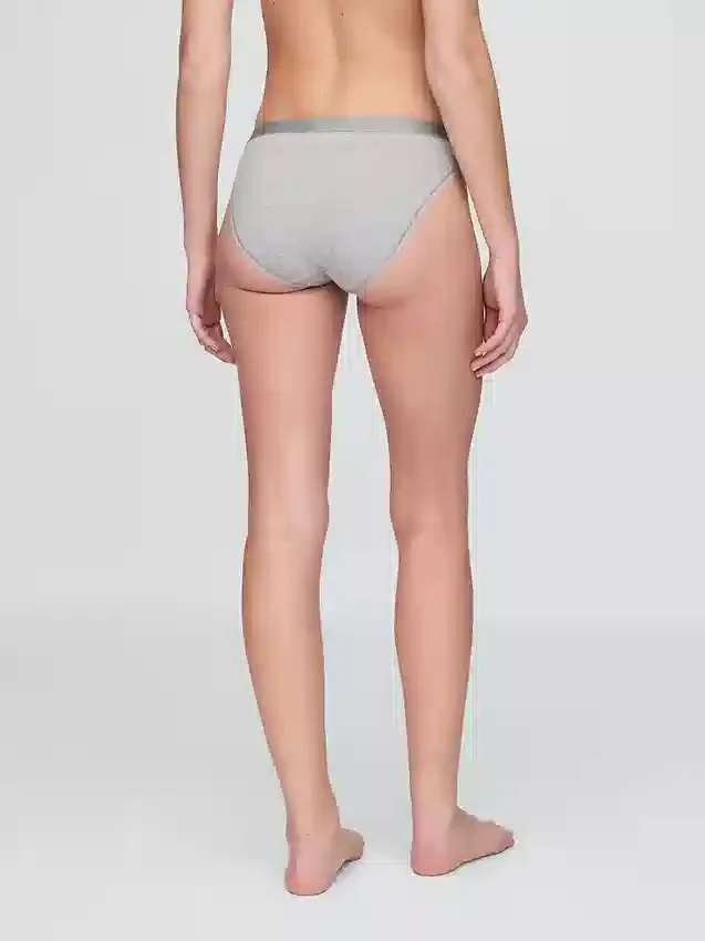 Organic Stretch Cotton Logo Bikini