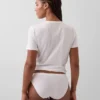 Organic Stretch Cotton Logo Bikini