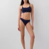 Organic Stretch Cotton Logo Bikini