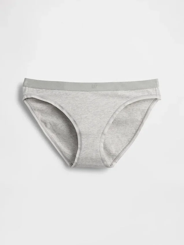 Organic Stretch Cotton Logo Bikini