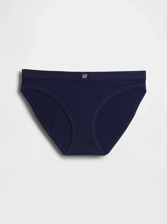 Organic Stretch Cotton Logo Bikini