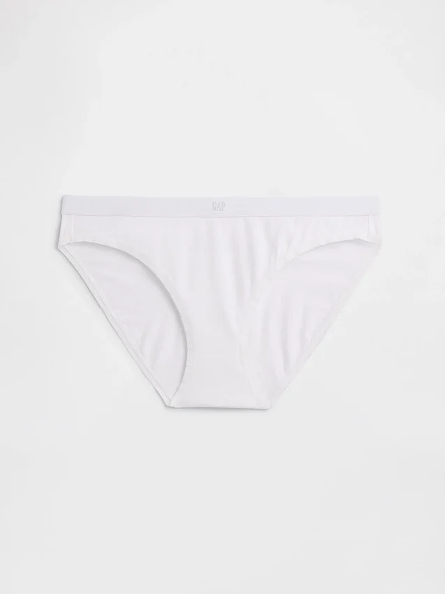 Organic Stretch Cotton Logo Bikini