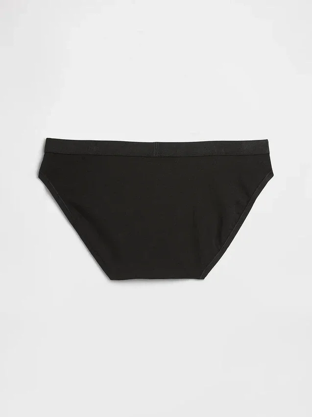 Organic Stretch Cotton Logo Bikini