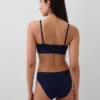 Organic Stretch Cotton Logo Bralette