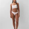 Organic Stretch Cotton Logo Thong