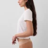 Organic Stretch Cotton No Show Thong