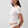 Organic Stretch Cotton No Show Thong