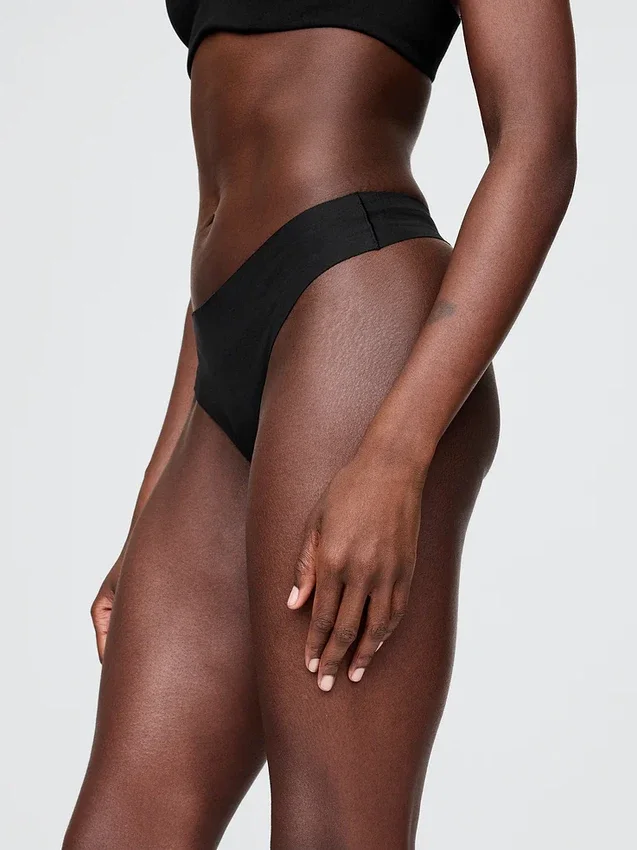 Organic Stretch Cotton No Show Thong