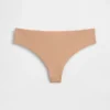 Organic Stretch Cotton No Show Thong