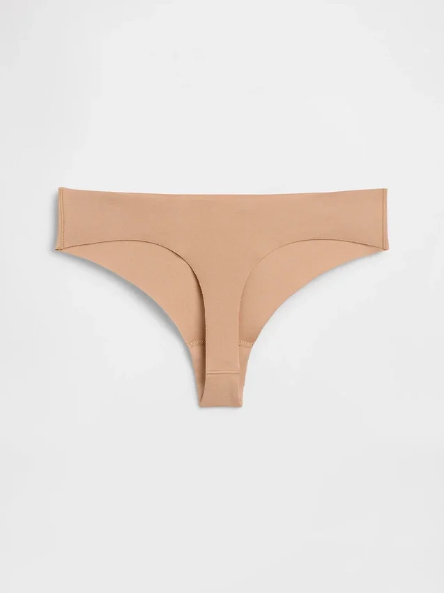 Organic Stretch Cotton No Show Thong
