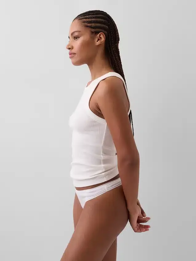 Organic Stretch Cotton Thong