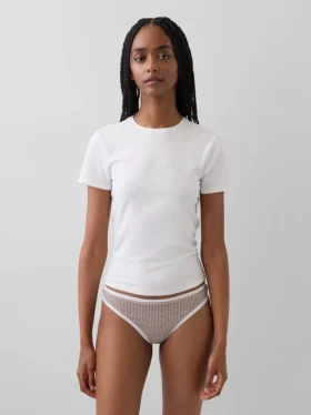 Organic Stretch Cotton Thong (3-Pack)