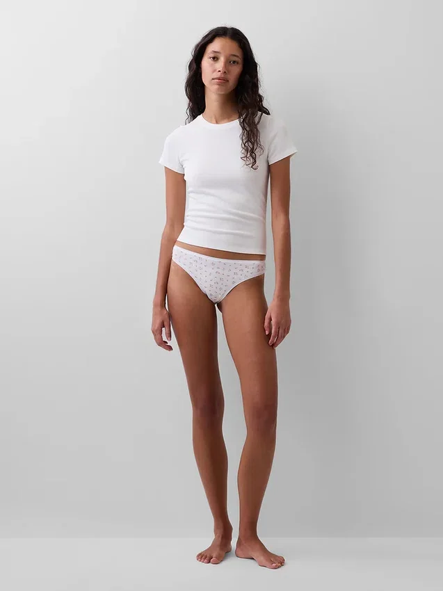 Organic Stretch Cotton Thong