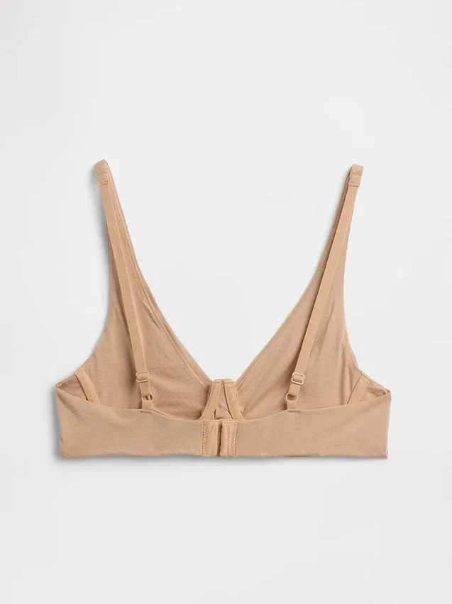 Organic Stretch Cotton Unlined Bra