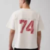 Ouigap Heavyweight Crop Logo T-Shirt