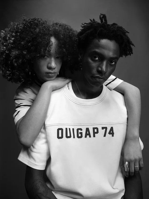 Ouigap Heavyweight Crop Logo T-Shirt