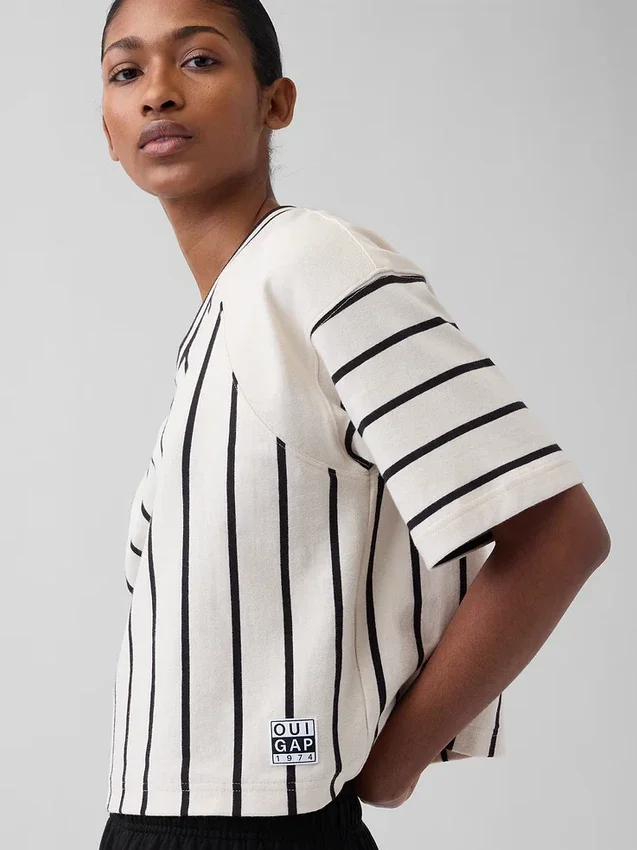 Ouigap Heavyweight Crop T-Shirt