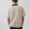 Ouigap Mesh Polo Sweater