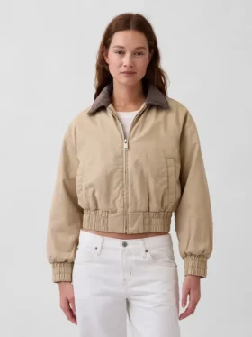 Oversized Bomber Jacket