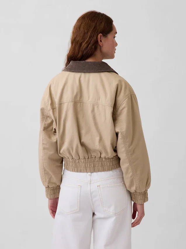 Oversized Bomber Jacket