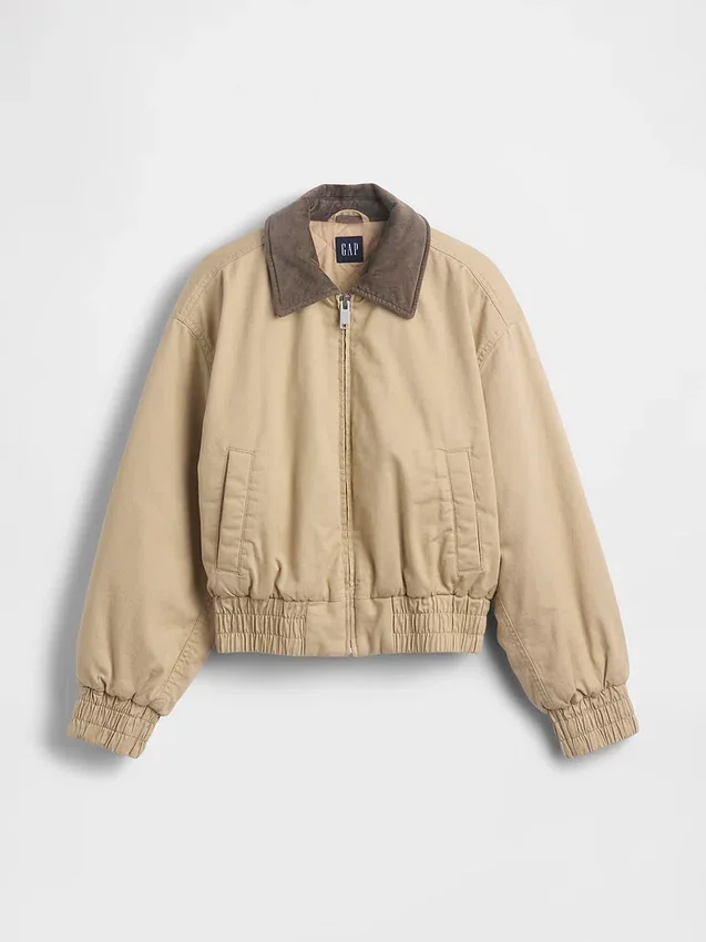 Oversized Bomber Jacket