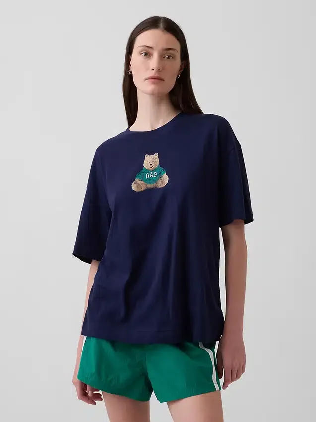Oversized Brannan Bear Logo T-Shirt
