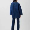 Oversized Denim Car Coat
