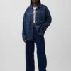 Oversized Denim Shirt Jacket