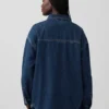 Oversized Denim Shirt Jacket