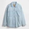 Oversized Denim Shirt Jacket