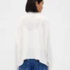 Oversized Pointelle Turtleneck