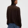 Oversized Pointelle Turtleneck