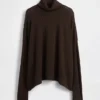 Oversized Pointelle Turtleneck