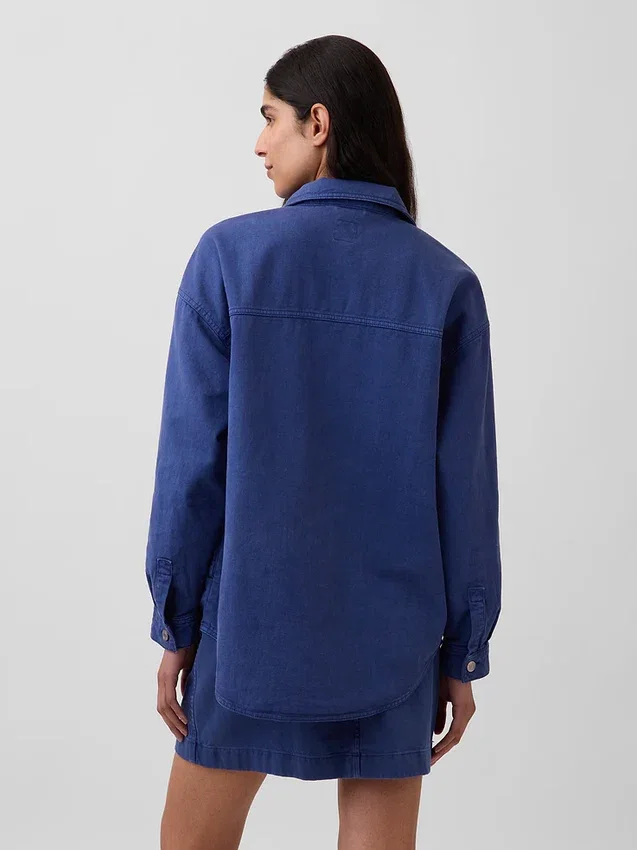 Oversized Shirt Jacket