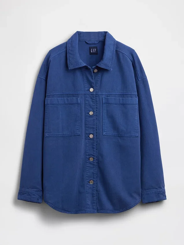 Oversized Shirt Jacket