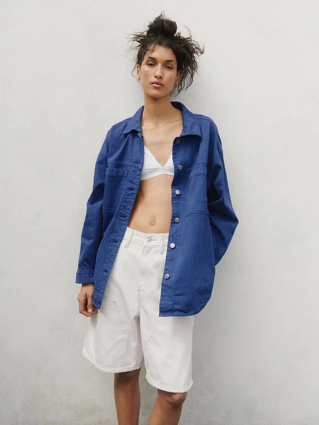 Oversized Shirt Jacket