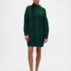 Oversized Turtleneck Mini Sweater Dress